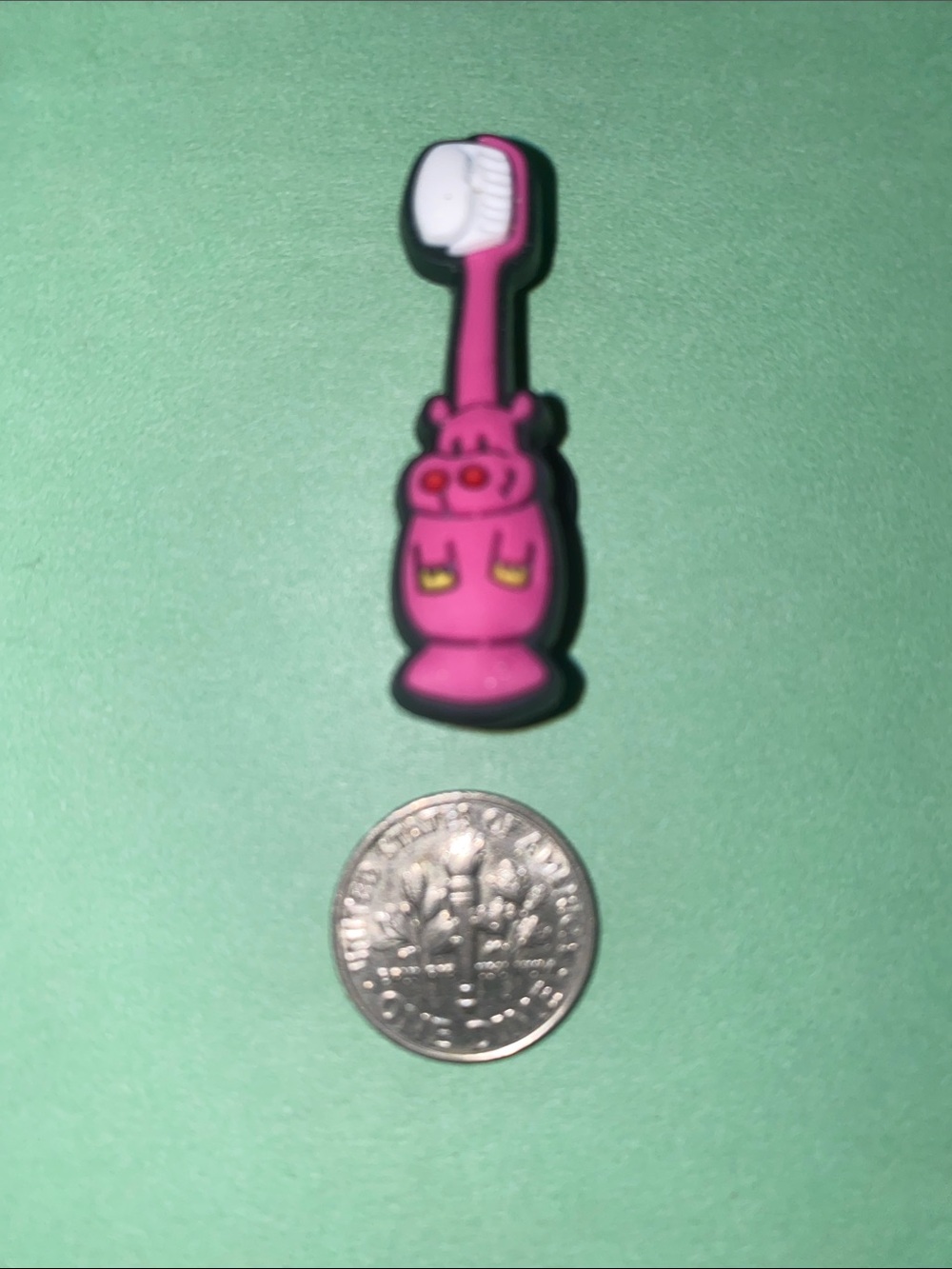 (10 for $15) Pink Toothbrush Orthodontist Dental Hygienist Crocs Shoe Charms